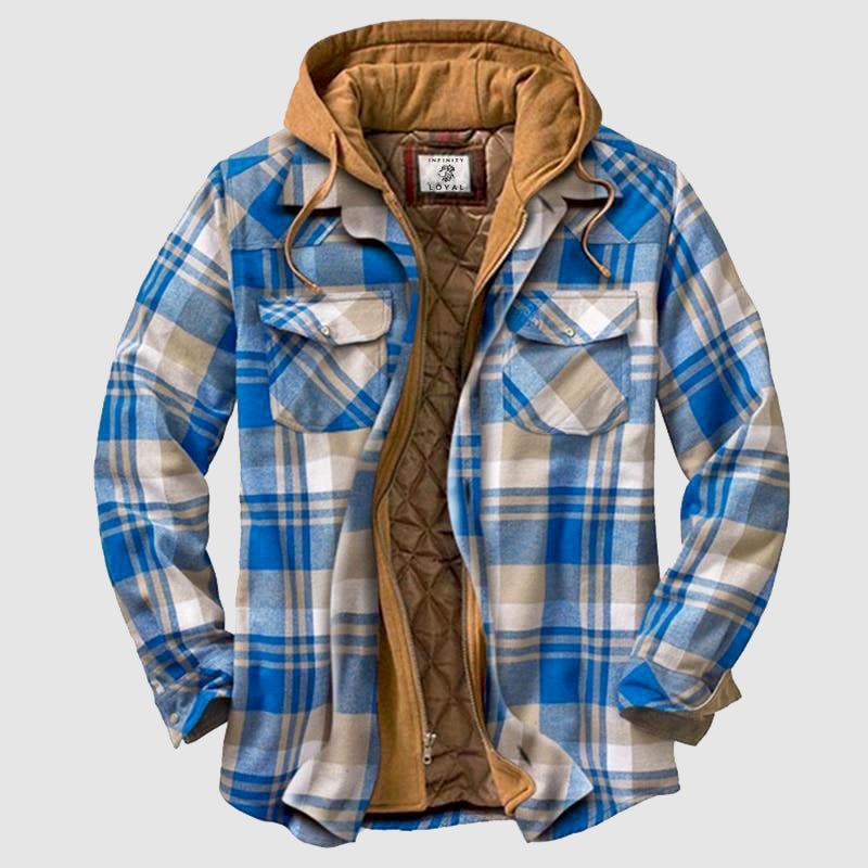 Victor | Sportieve Herenjas | Moderne Lumberjack Stijl