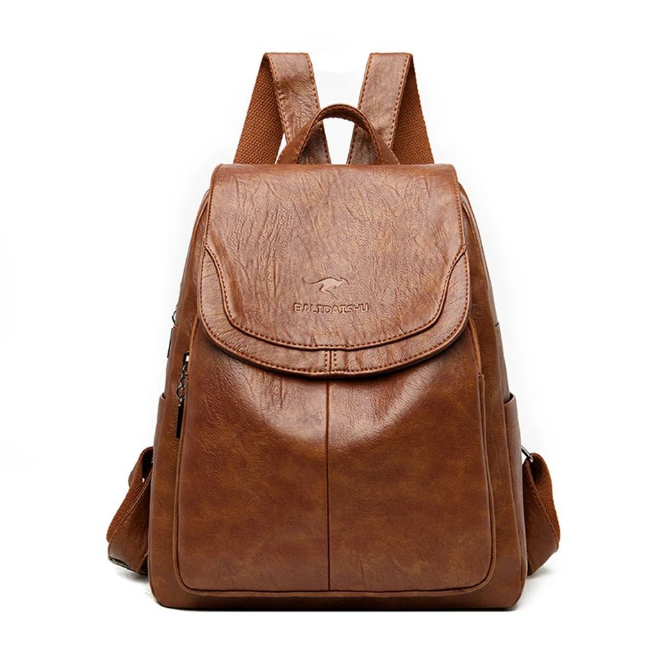 MILO | Vintage Lederen Rugzak – Stijlvol & Functioneel