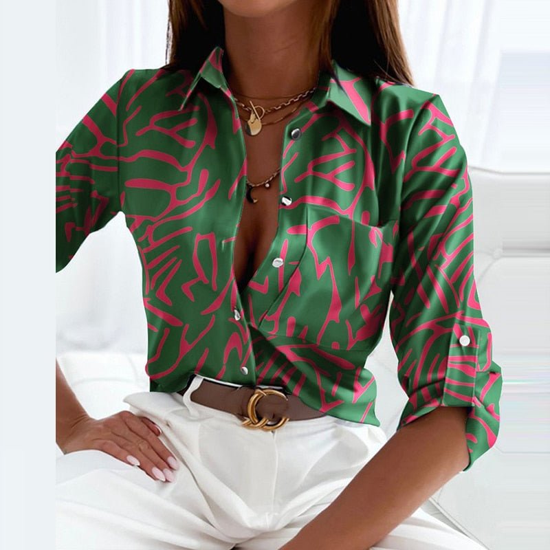 Samara | Blouse met Klassieke Kraag – Elegant, Tijdloos & Veelzijdig