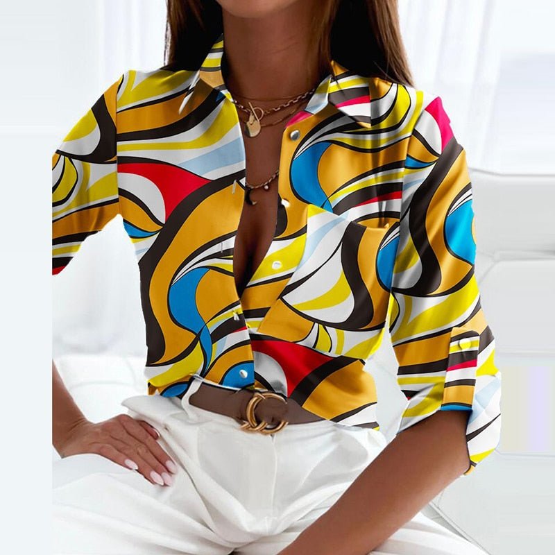 Samara | Blouse met Klassieke Kraag – Elegant, Tijdloos & Veelzijdig