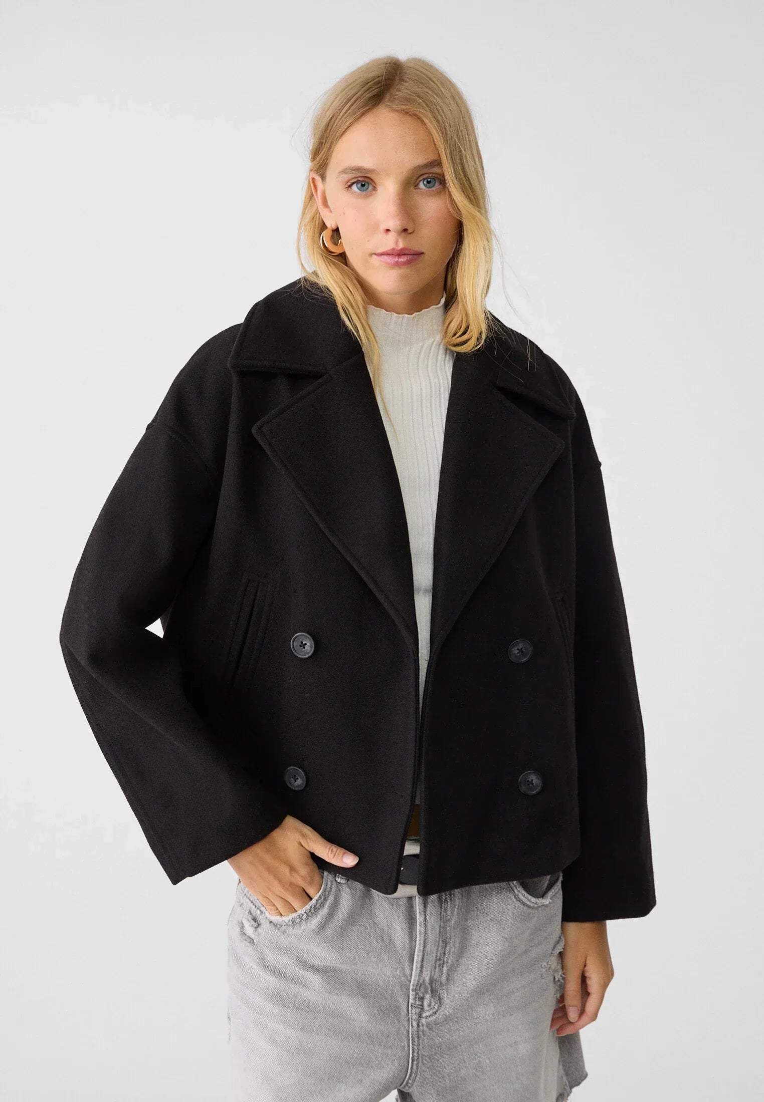 Mode Outlet | Kort Cropped Jasje β Trendy & Tijdloos