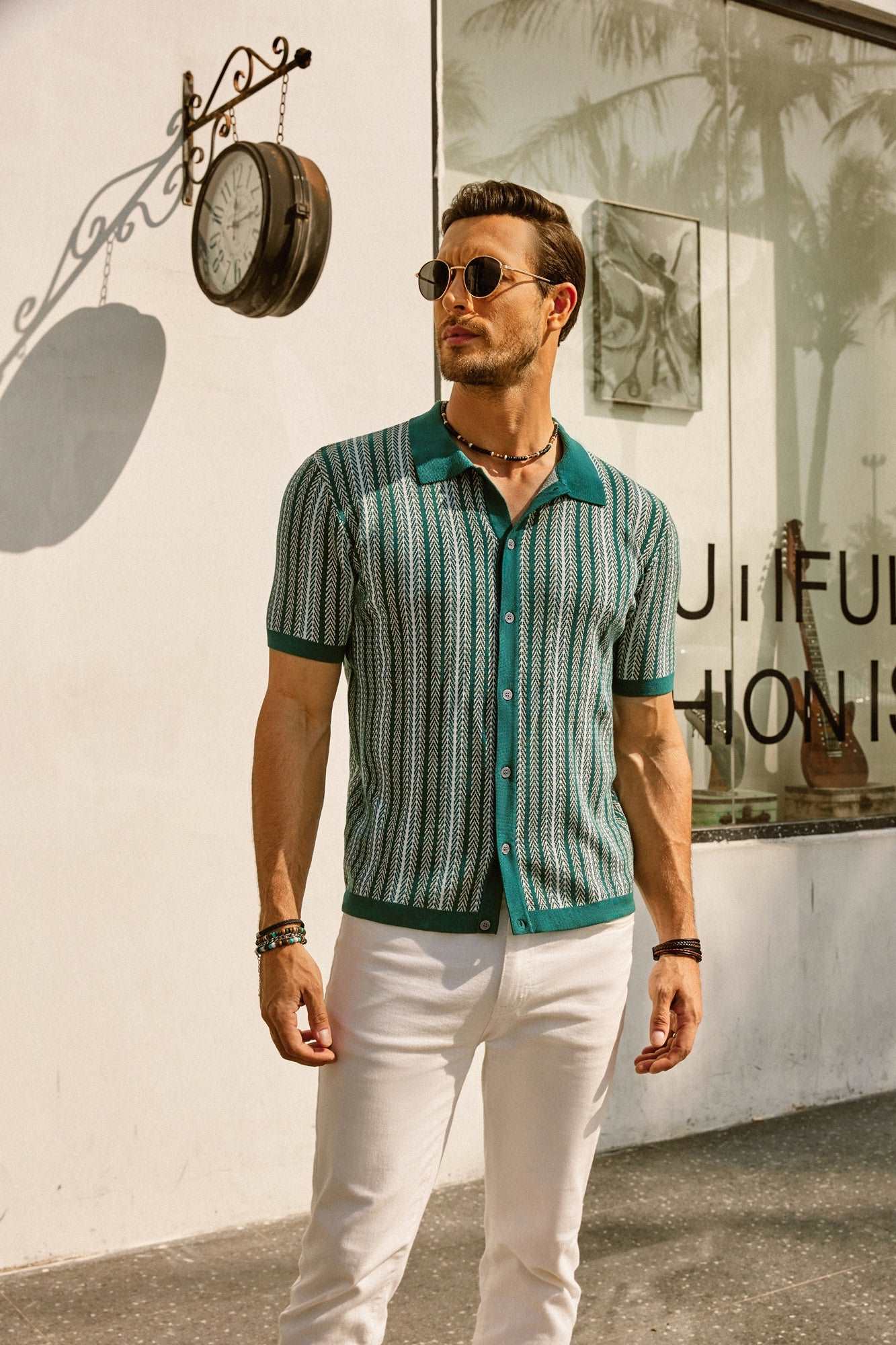 Matteo | Retro Gestreept Vintage Shirt – Tijdloos & Stijlvol