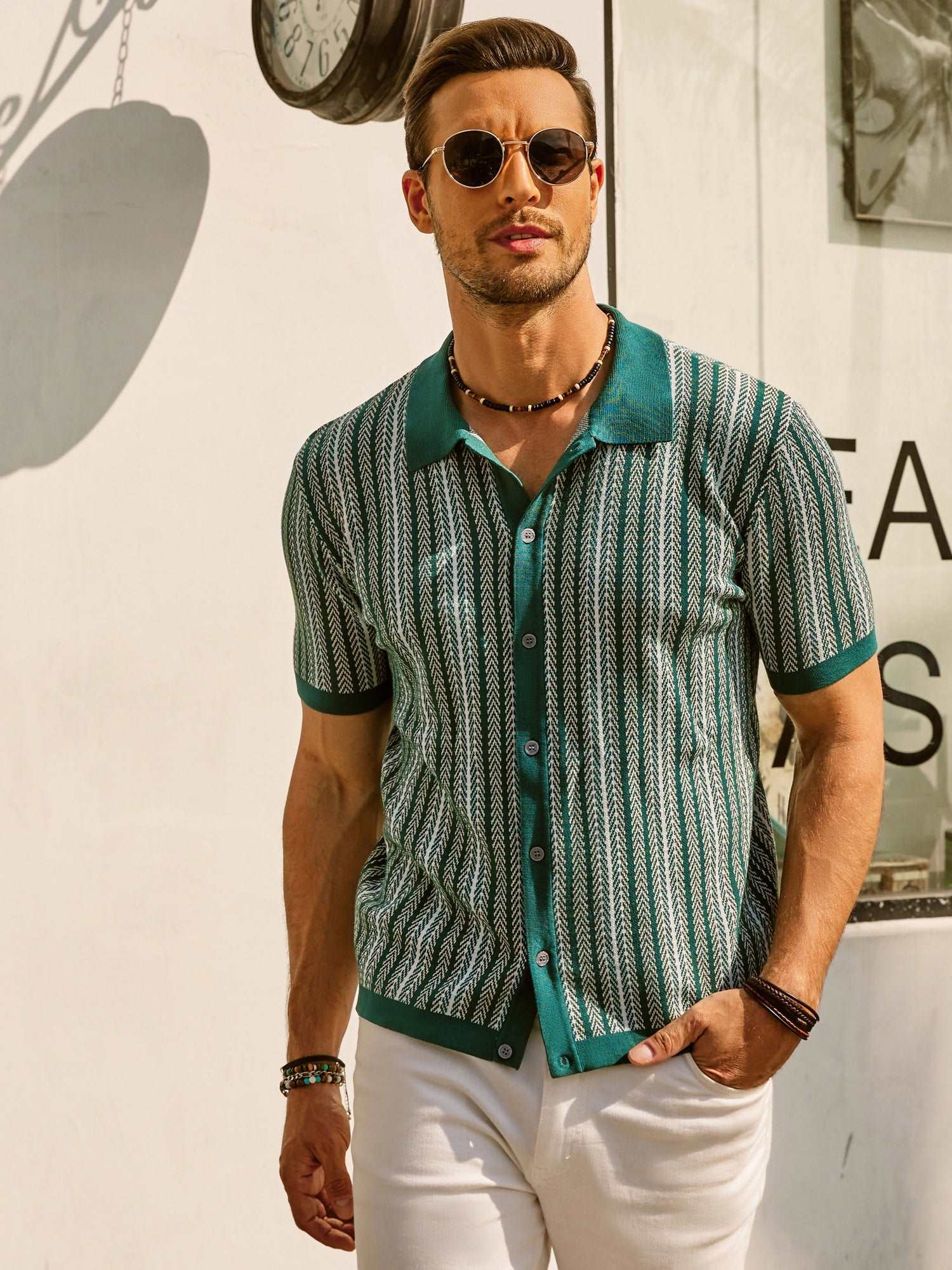 Matteo | Retro Gestreept Vintage Shirt – Tijdloos & Stijlvol