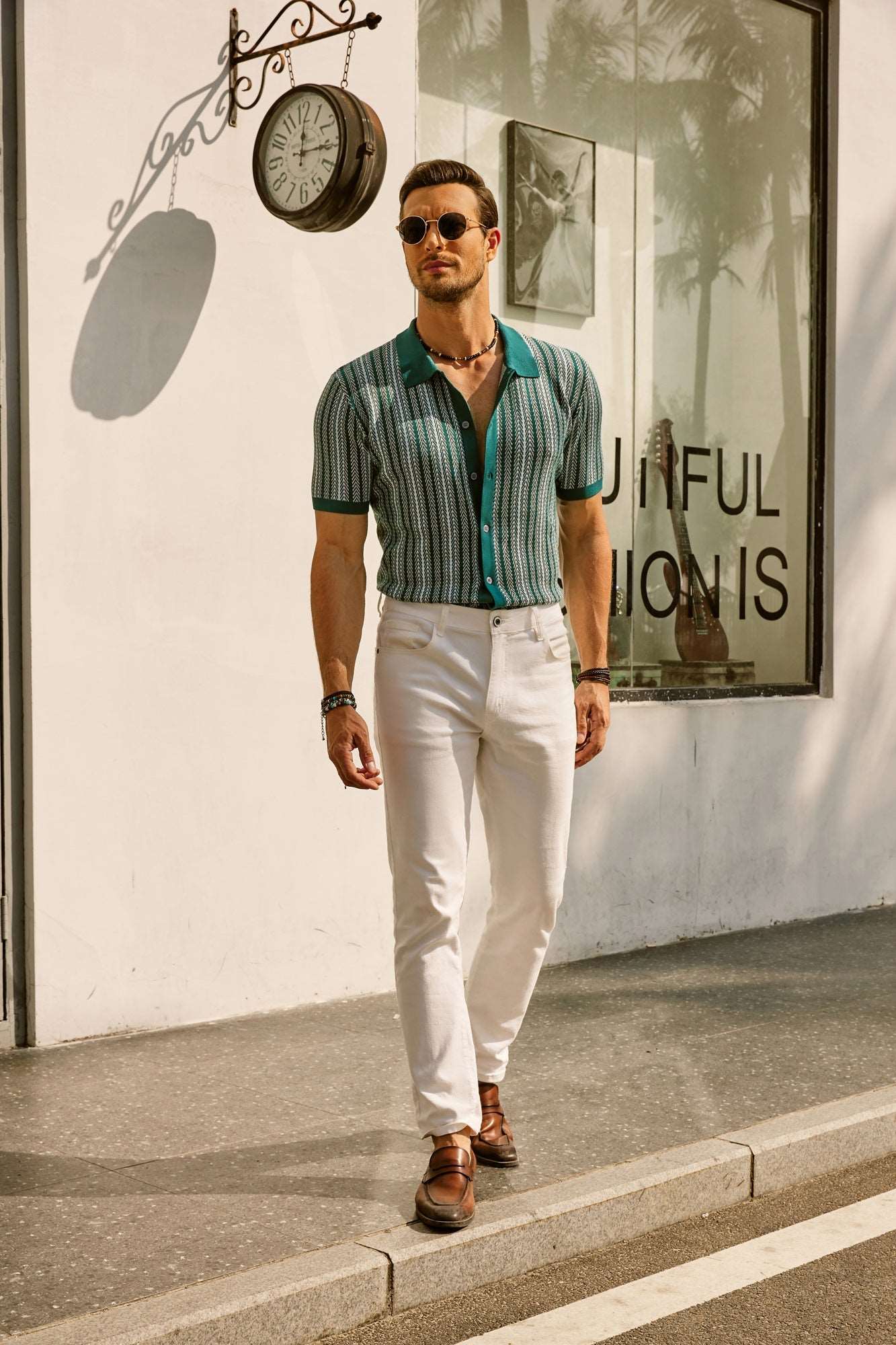 Matteo | Retro Gestreept Vintage Shirt – Tijdloos & Stijlvol