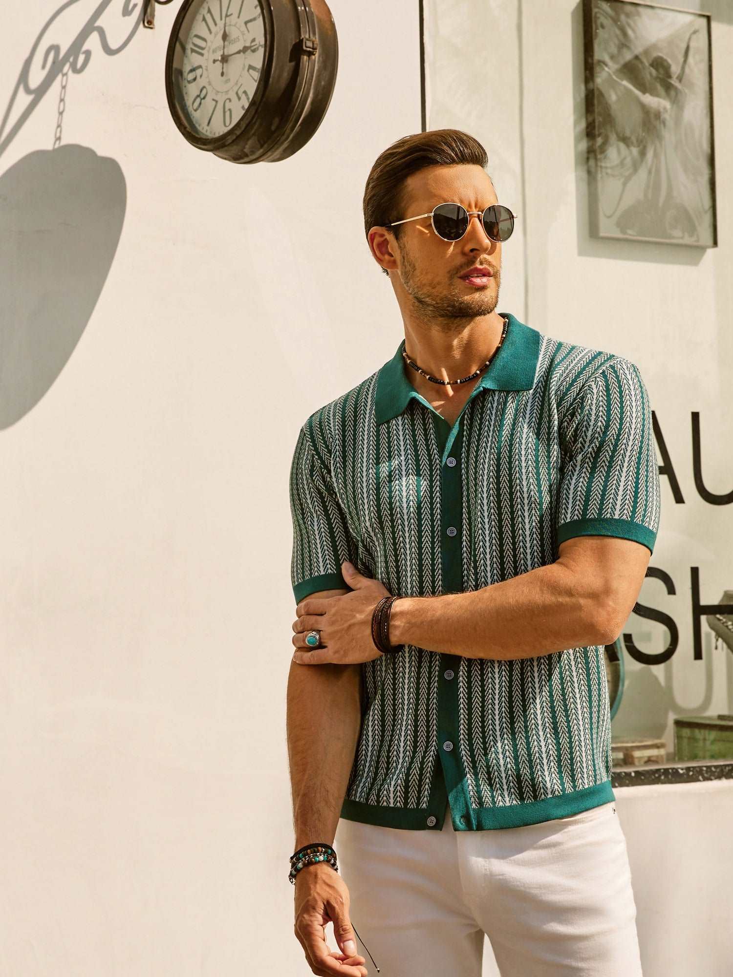 Matteo | Retro Gestreept Vintage Shirt – Tijdloos & Stijlvol