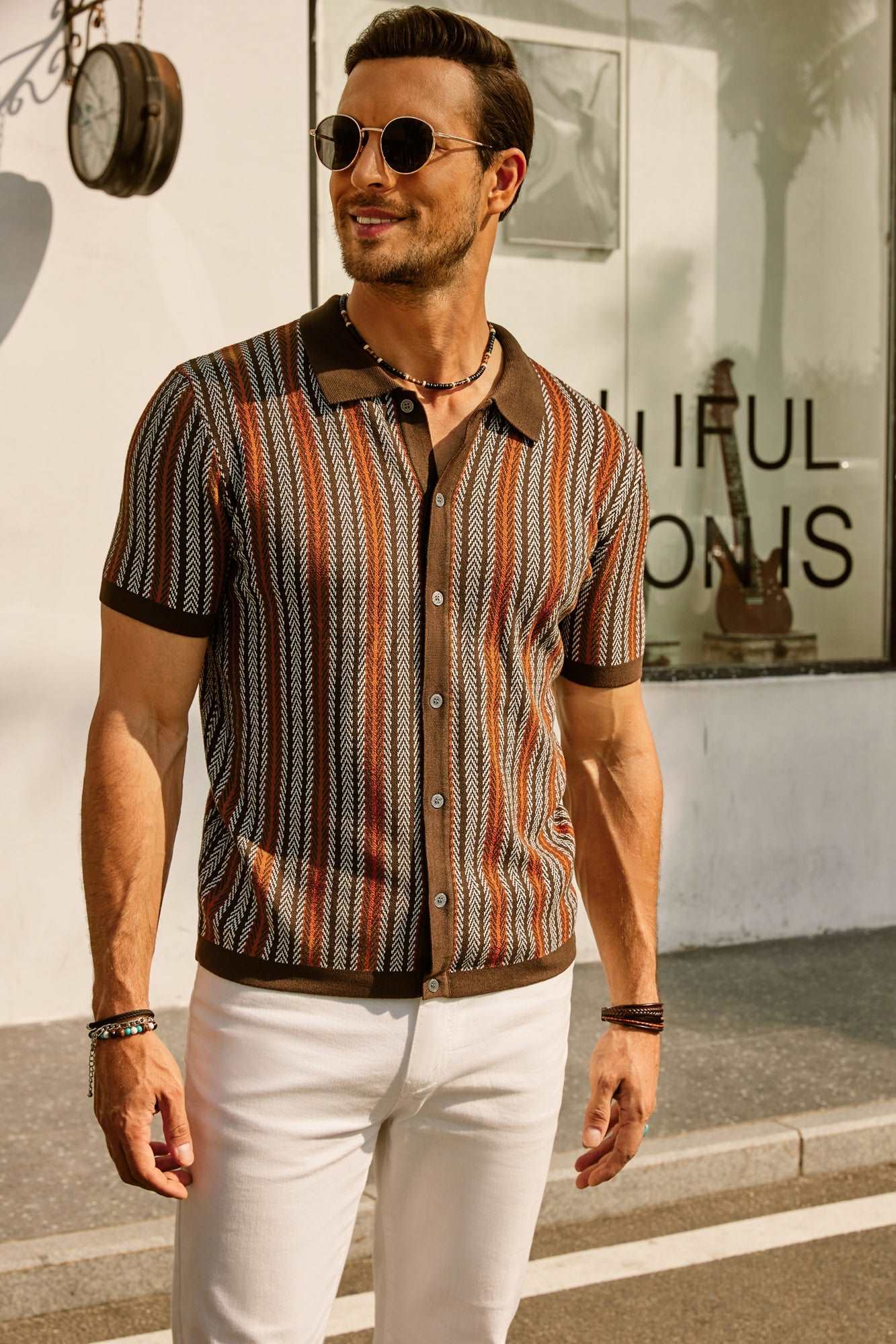 Matteo | Retro Gestreept Vintage Shirt – Tijdloos & Stijlvol