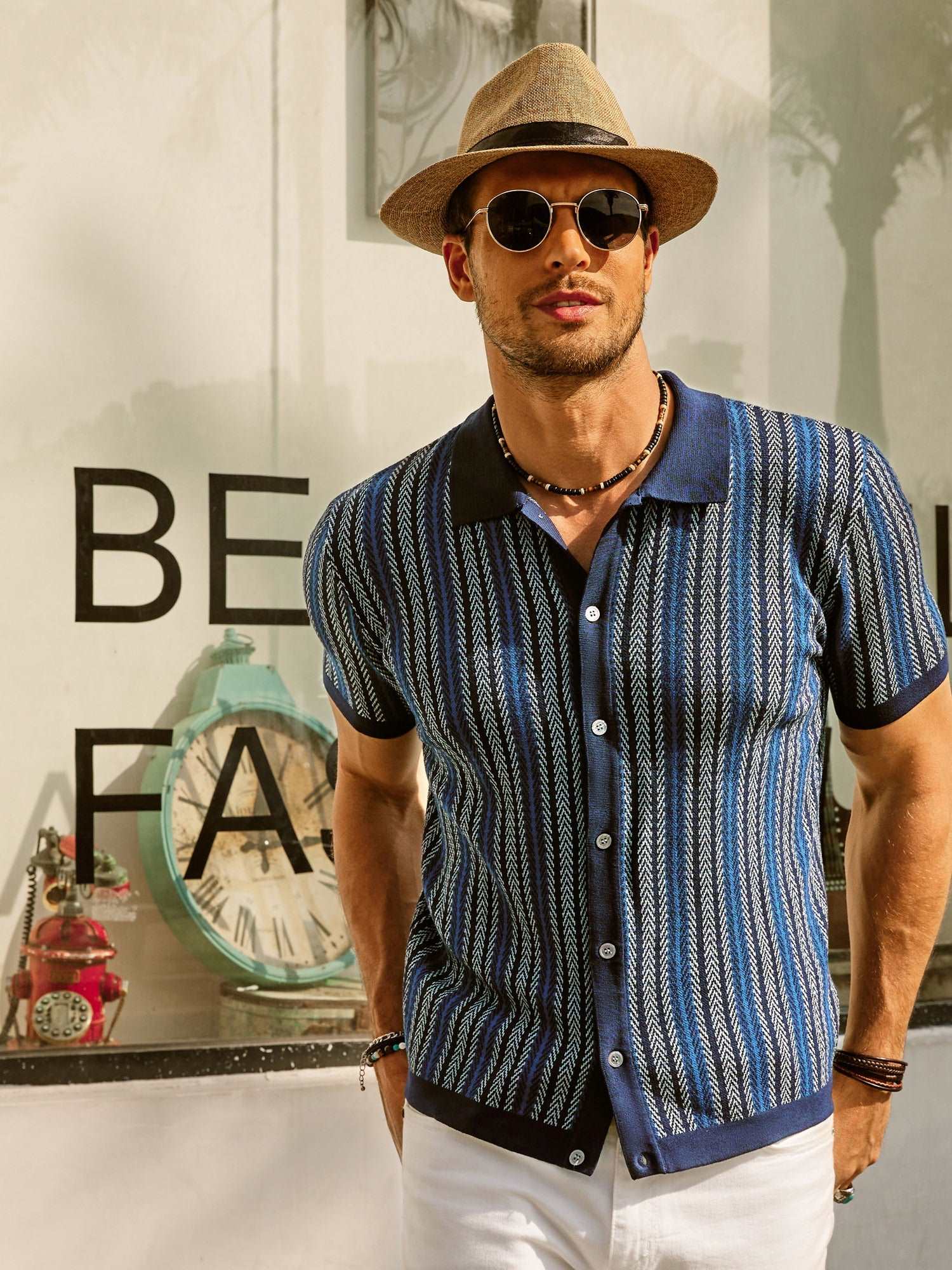 Matteo | Retro Gestreept Vintage Shirt – Tijdloos & Stijlvol