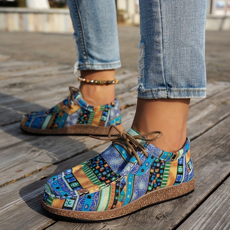 Kleurrijke damesschoenen – Unieke boho-stijl met comfortabel draaggevoel