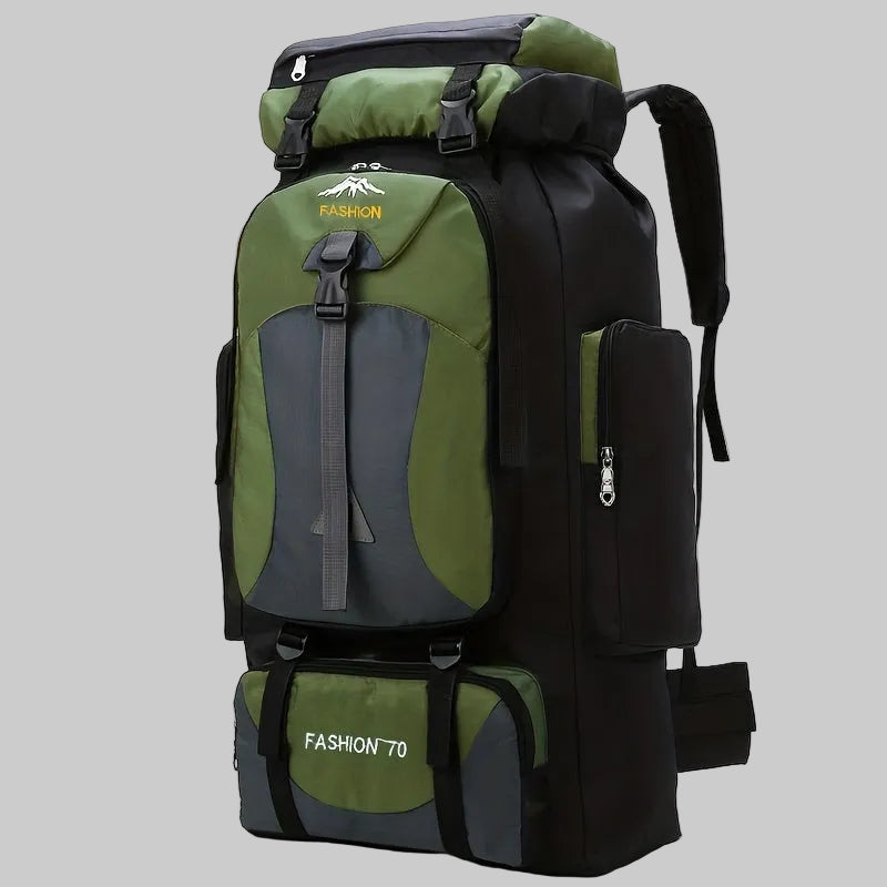 Grote wandelrugzak – 70L outdoor rugzak met verstelbare banden en gespsluiting
