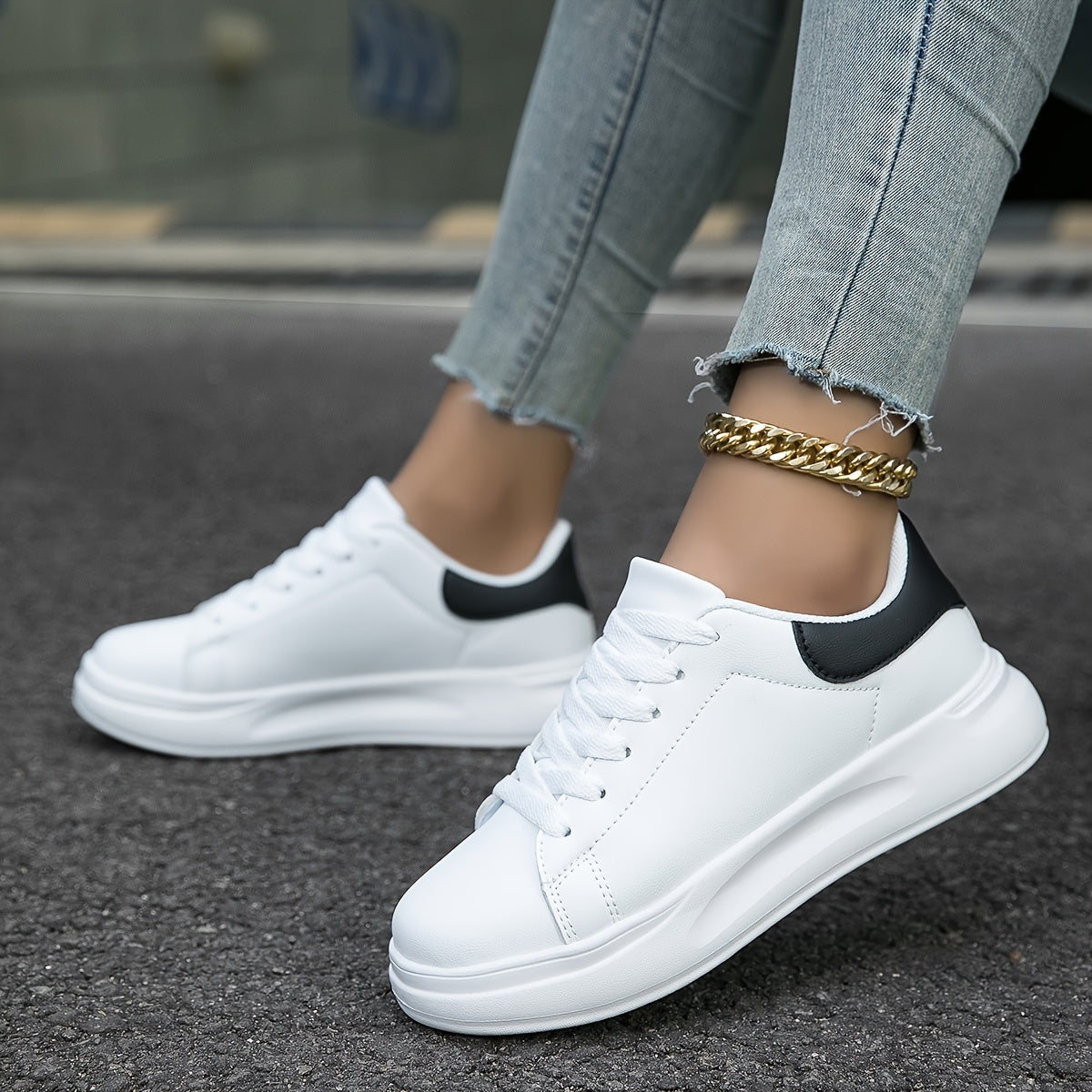 Witte Dames Sneakers – Stijlvol & Comfortabel