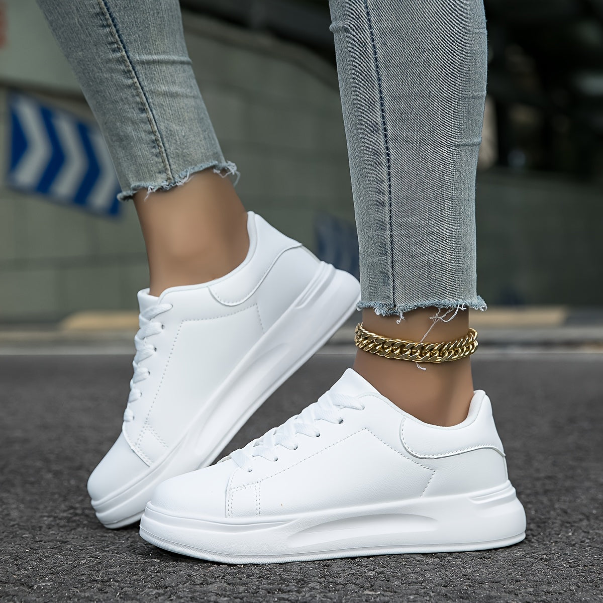 Witte Dames Sneakers – Stijlvol & Comfortabel