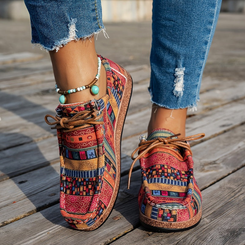 Kleurrijke damesschoenen – Unieke boho-stijl met comfortabel draaggevoel