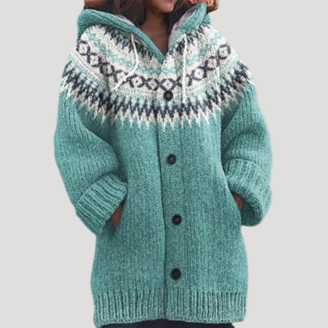 Dames Gebreid Vest met Fair Isle Patroon | Warm en Comfortabel voor de Winter