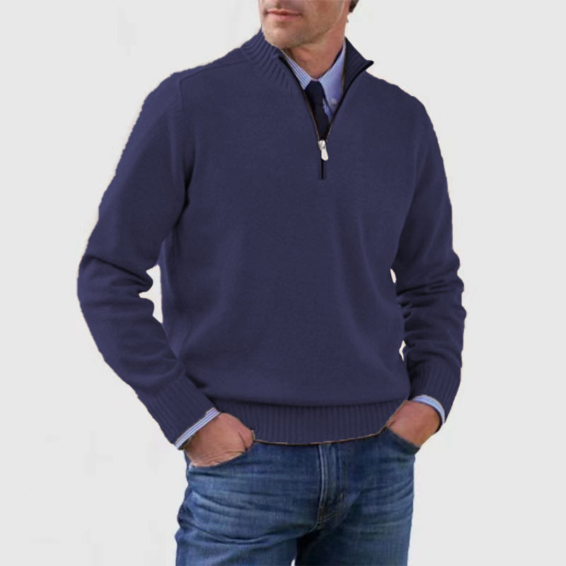 Heren half-zip trui | Warm en stijlvol met regular fit