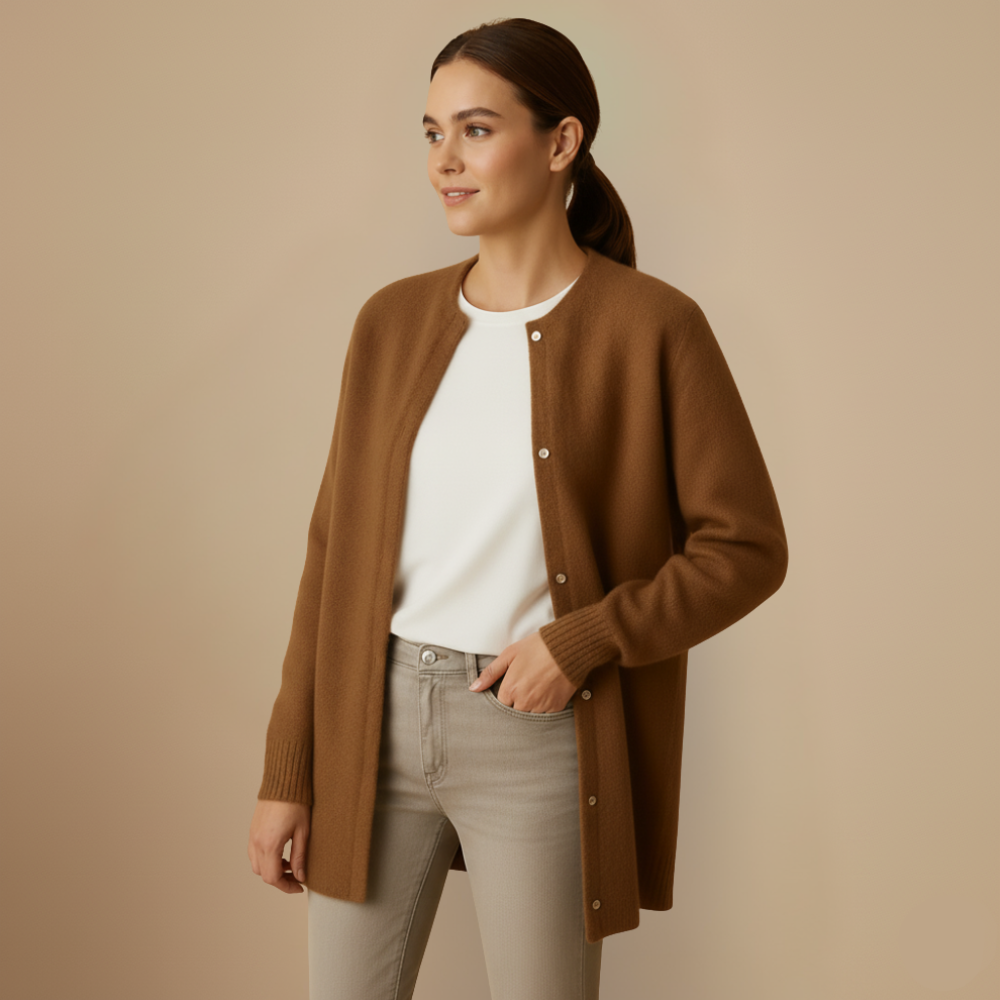 Dames Cardigan | Lichtgewicht Gebreid Vest met Zacht Comfort