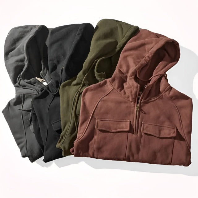 Milan | Winter Hoodie Jack Heren | Warmte & Stijl Voor Koude Dagen