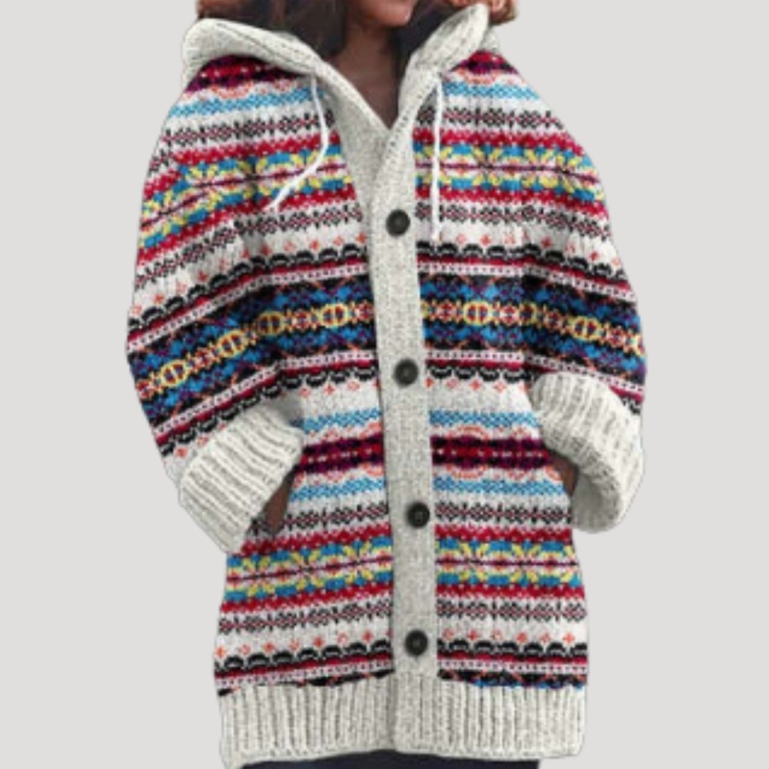 Dames Gebreid Vest met Fair Isle Patroon | Warm en Comfortabel voor de Winter