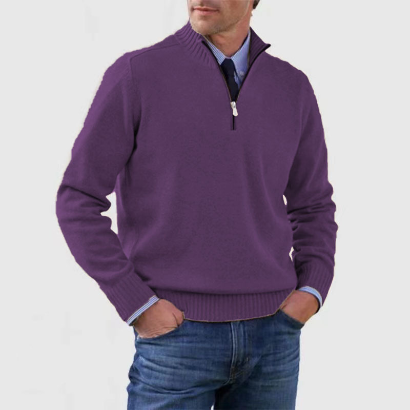 Heren half-zip trui | Warm en stijlvol met regular fit