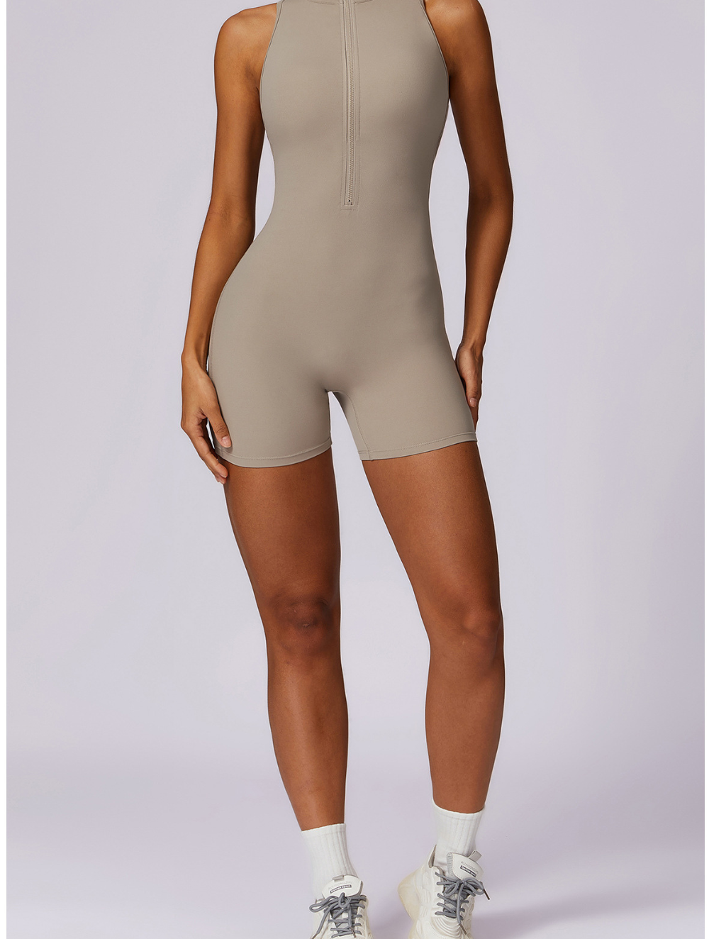 Dames Shaping Jumpsuit met Naadloze Pasvorm en Sportieve Look