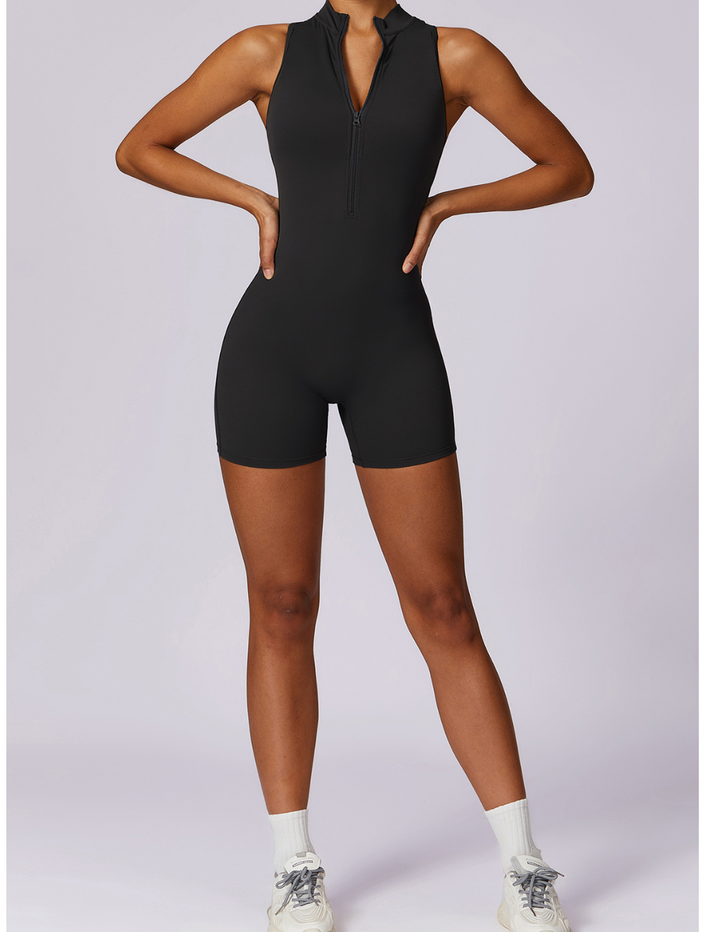 Dames Shaping Jumpsuit met Naadloze Pasvorm en Sportieve Look