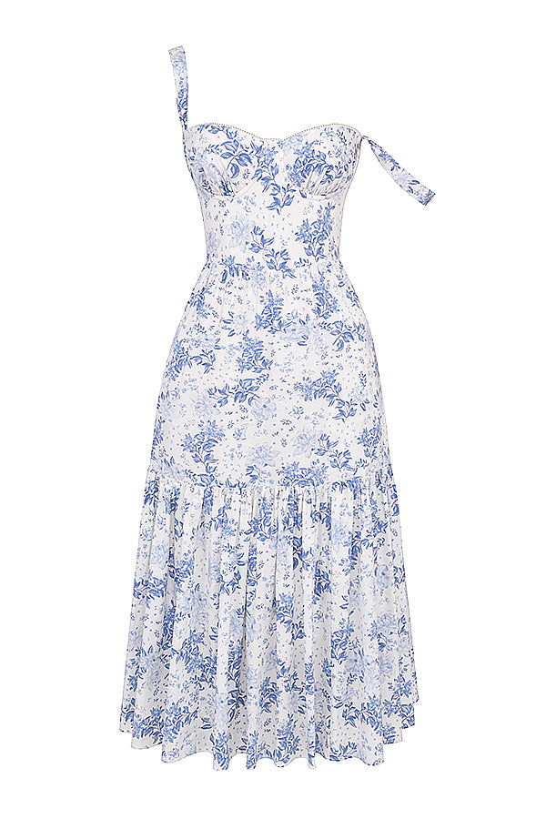Mode Outlet | Midi Zomerjurk met Bloemenprint – Vrouwelijk & Luchtig
