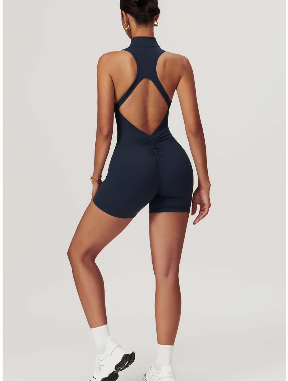 Dames Shaping Jumpsuit met Naadloze Pasvorm en Sportieve Look