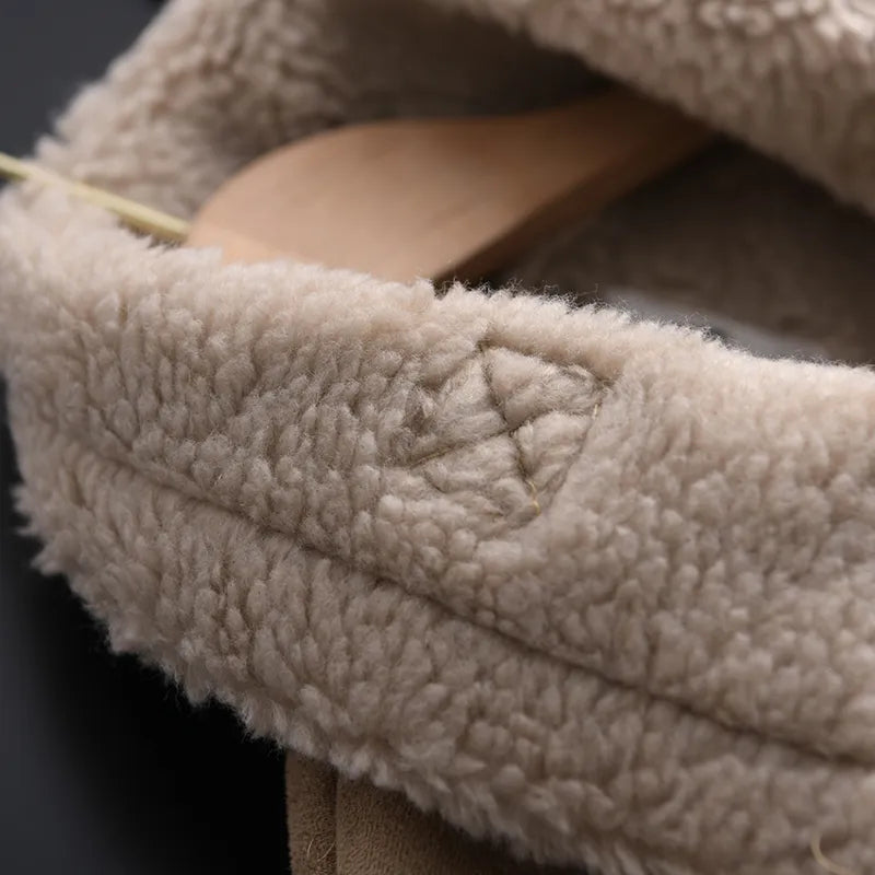 LOUISE | Stijlvolle Suède Jas – Warm & Trendy