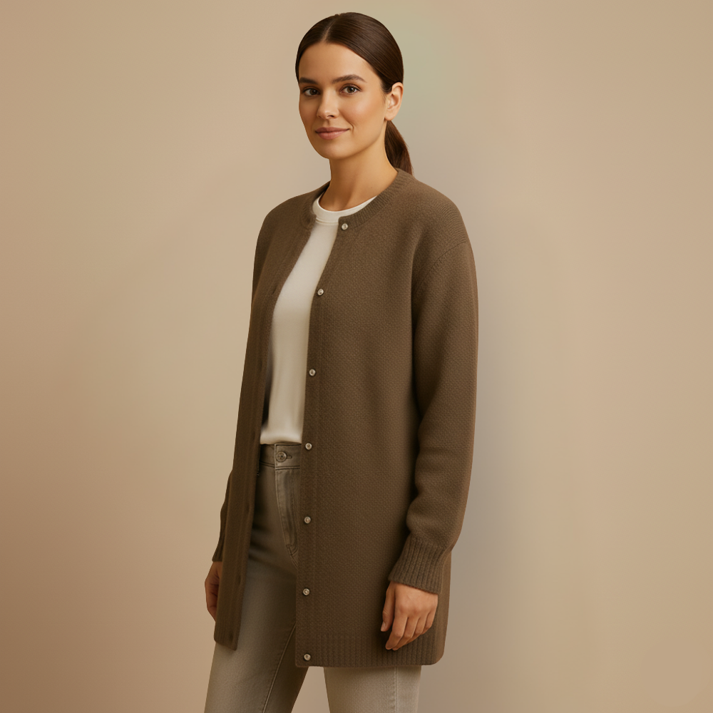 Dames Cardigan | Lichtgewicht Gebreid Vest met Zacht Comfort