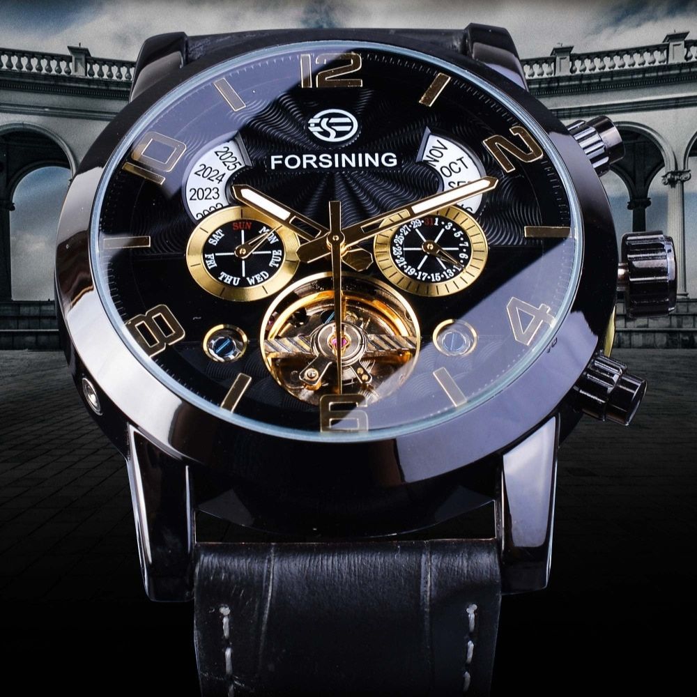 Mode Outlet | Luxe Automatisch Horloge met Tourbillon – Stijl & Precisie