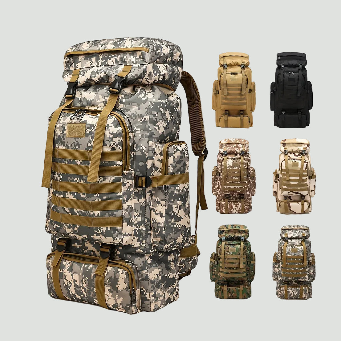 Outdoor wandelrugzak – opvouwbare trekkoord rugzak voor kamperen en reizen