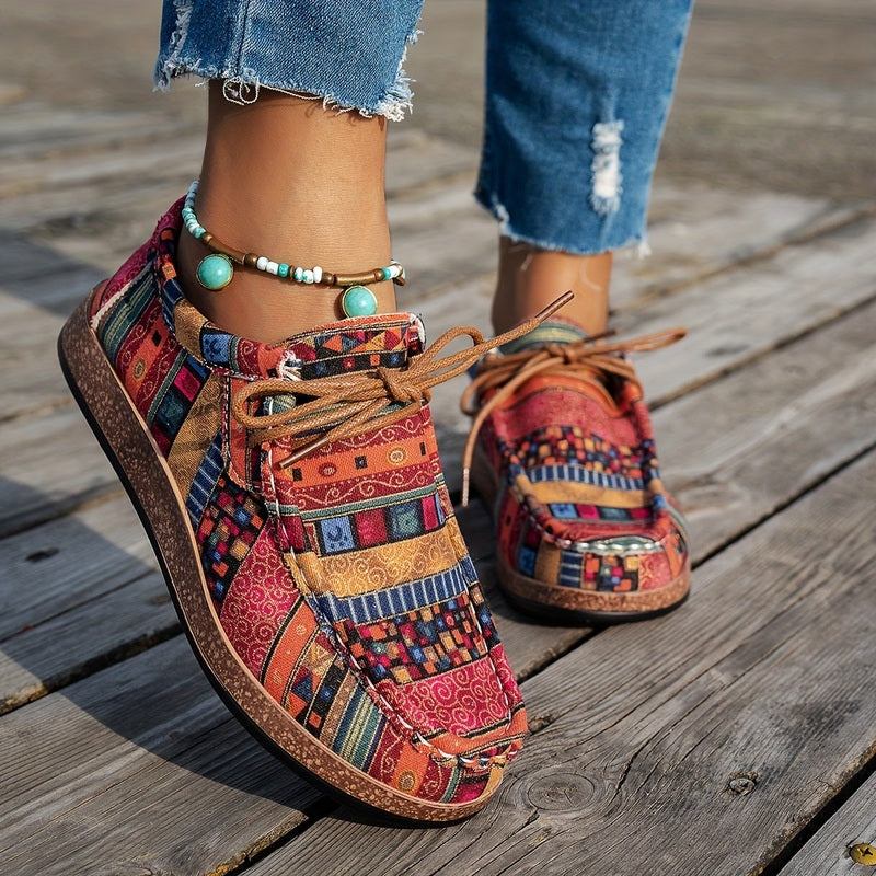 Kleurrijke damesschoenen – Unieke boho-stijl met comfortabel draaggevoel