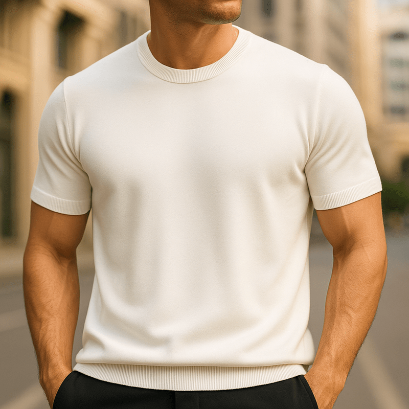 Lichtgewicht heren T-shirt – Zacht, korte mouw, verkrijgbaar in meerdere kleuren