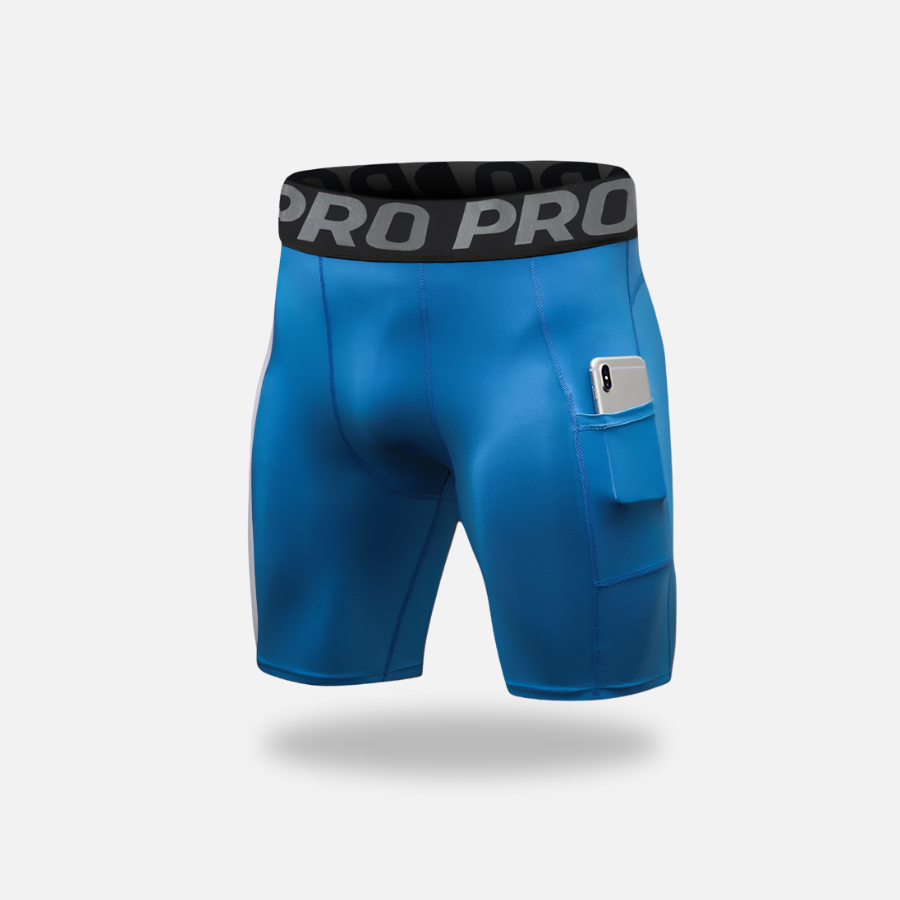 Heren Hardlooptights met Compressie en Zak