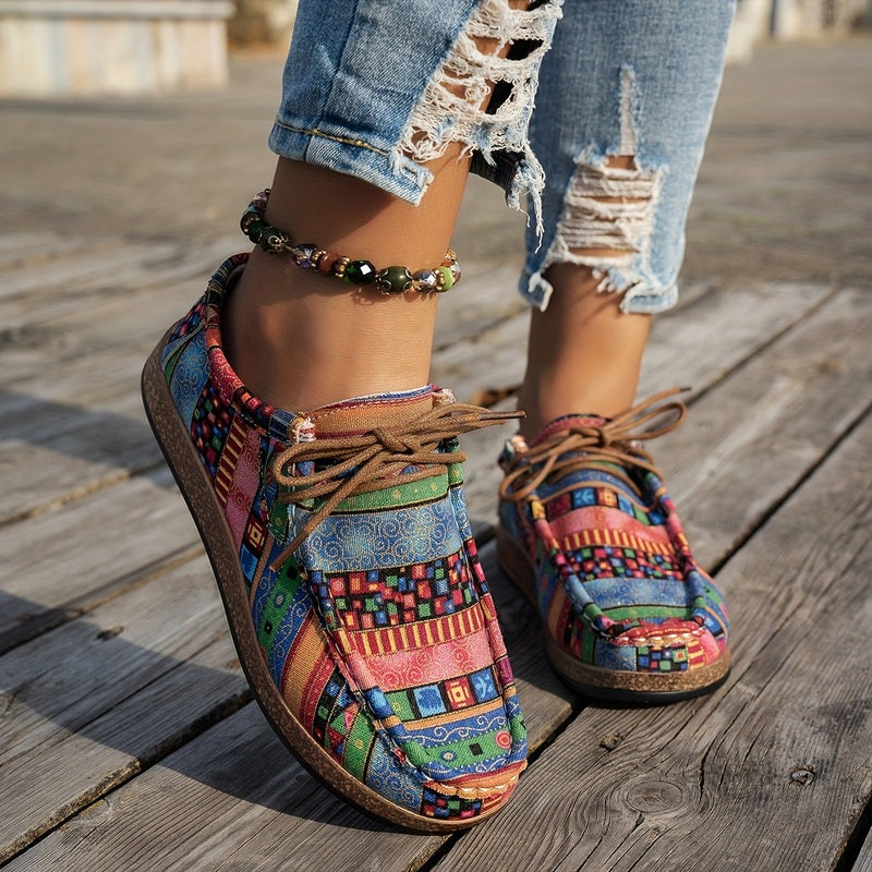 Kleurrijke damesschoenen – Unieke boho-stijl met comfortabel draaggevoel