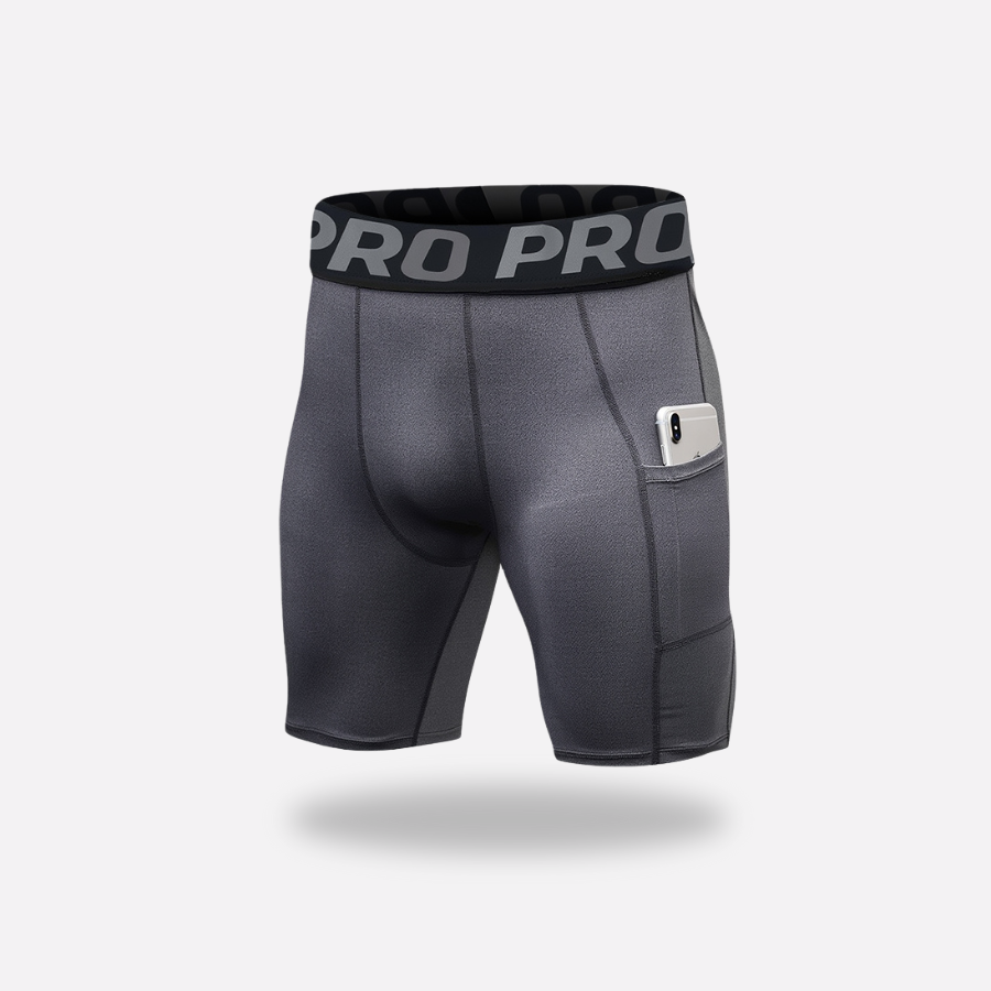 Heren Hardlooptights met Compressie en Zak