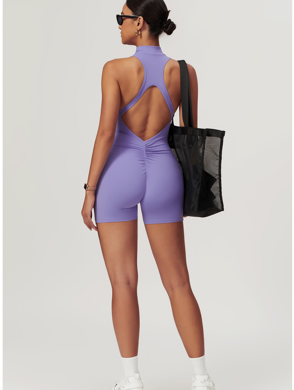 Dames Shaping Jumpsuit met Naadloze Pasvorm en Sportieve Look