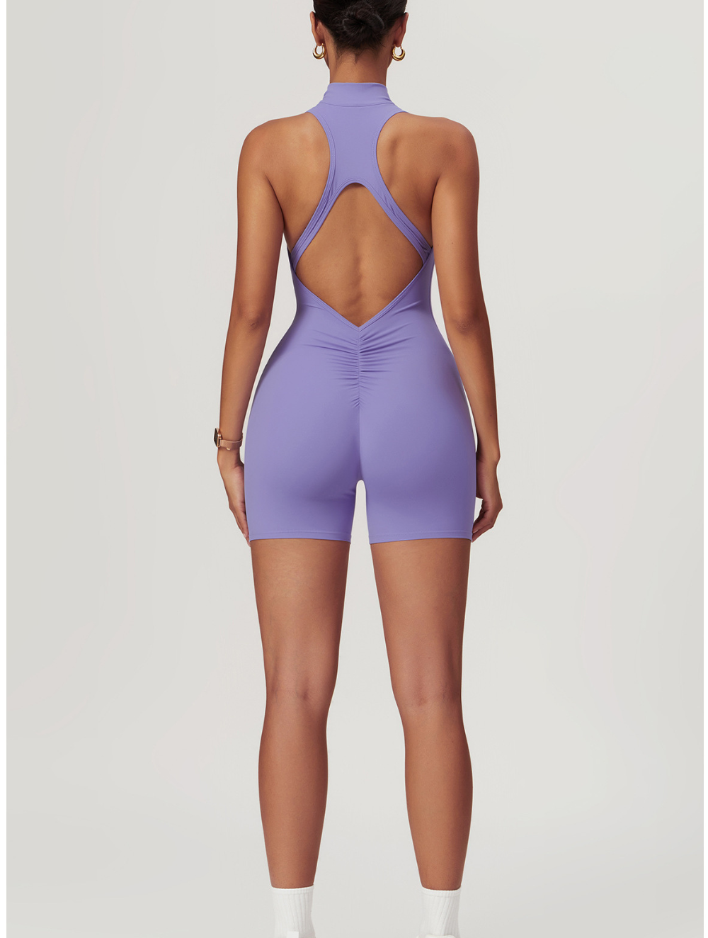 Dames Shaping Jumpsuit met Naadloze Pasvorm en Sportieve Look