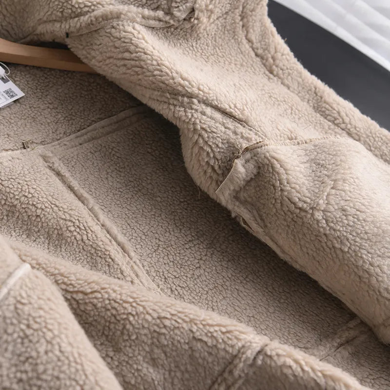 LOUISE | Stijlvolle Suède Jas – Warm & Trendy