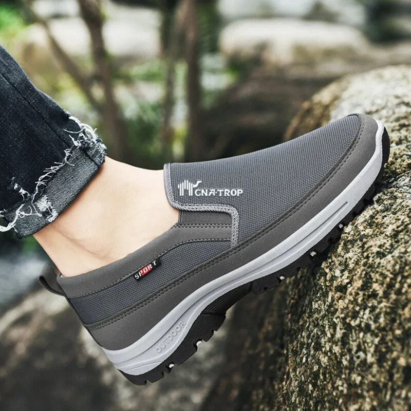 Herenschoenen met slip-on instap en voetondersteuning