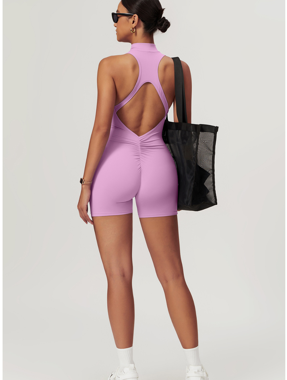 Dames Shaping Jumpsuit met Naadloze Pasvorm en Sportieve Look