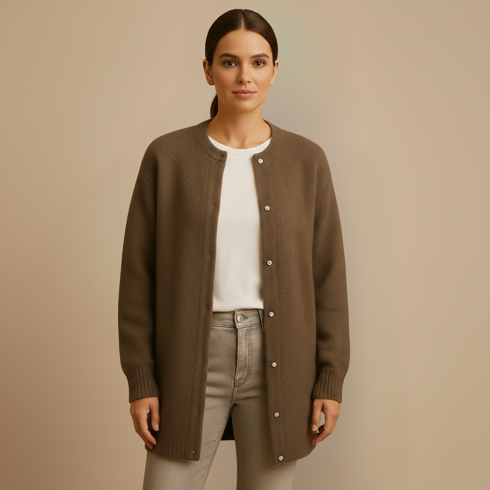 Dames Cardigan | Lichtgewicht Gebreid Vest met Zacht Comfort