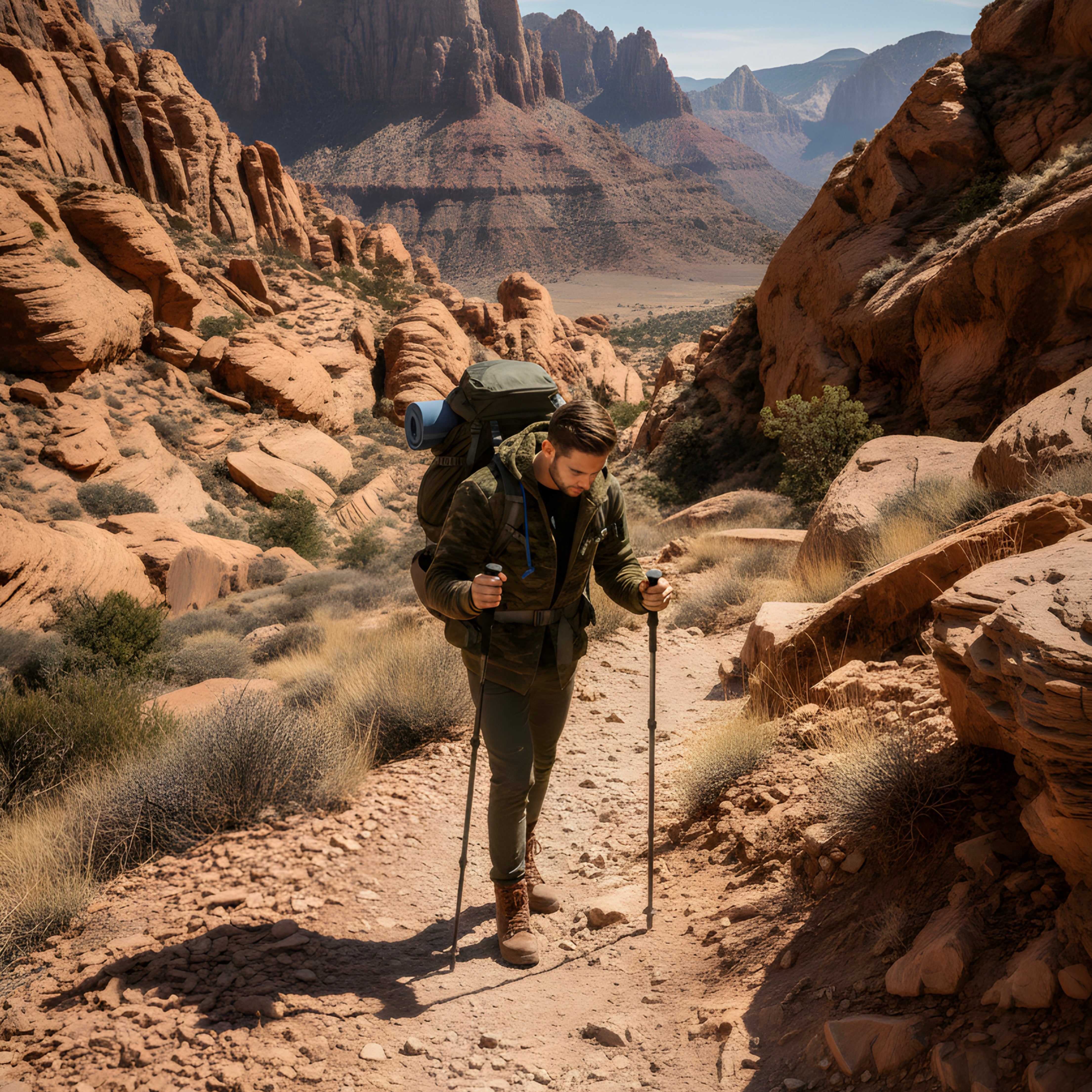 Heren Camouflage Outdoor Hoodie met Fleecevoering