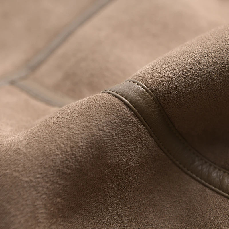 LOUISE | Stijlvolle Suède Jas – Warm & Trendy