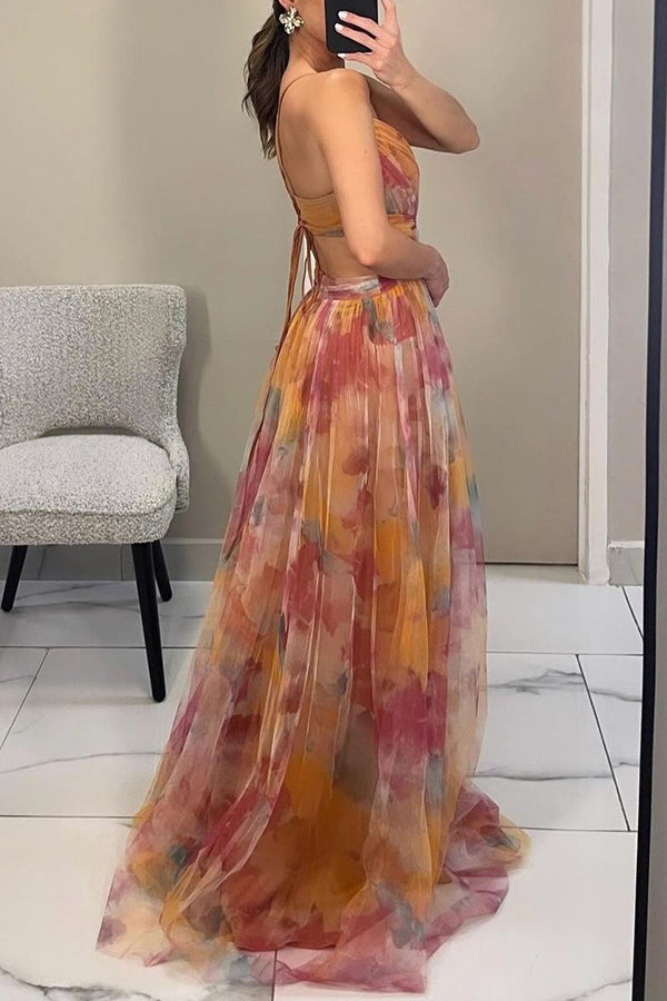 Flora | Maxi Zomerjurk met Bloemenprint – Zwierig & Vrouwelijk
