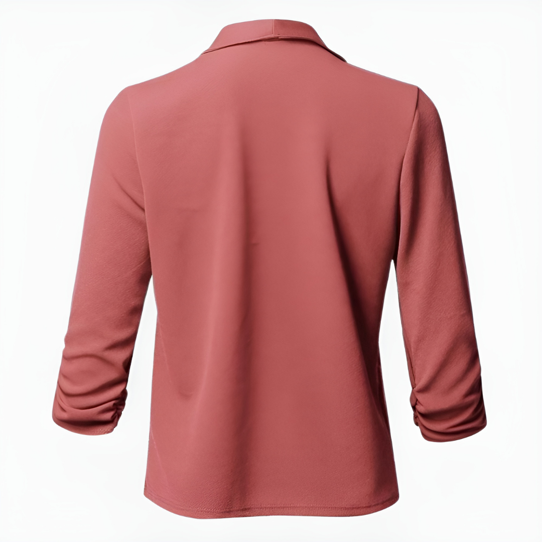 Elegante Damesblazer met Lange Mouwen en Tijdloze Snit