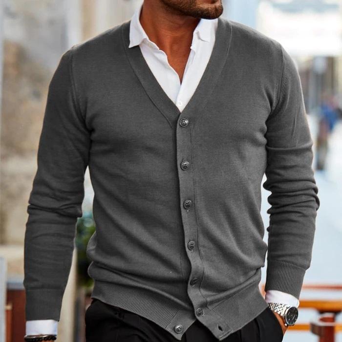 Lucas | Casual Cardigan Heren | Tijdloze Stijl & Comfort