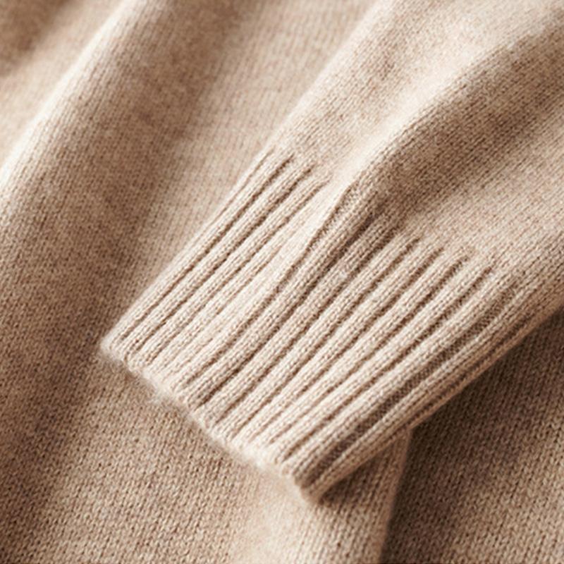 Heren Pullover met Halve Rits | Warme Stijlvolle Trui met Lange Mouwen