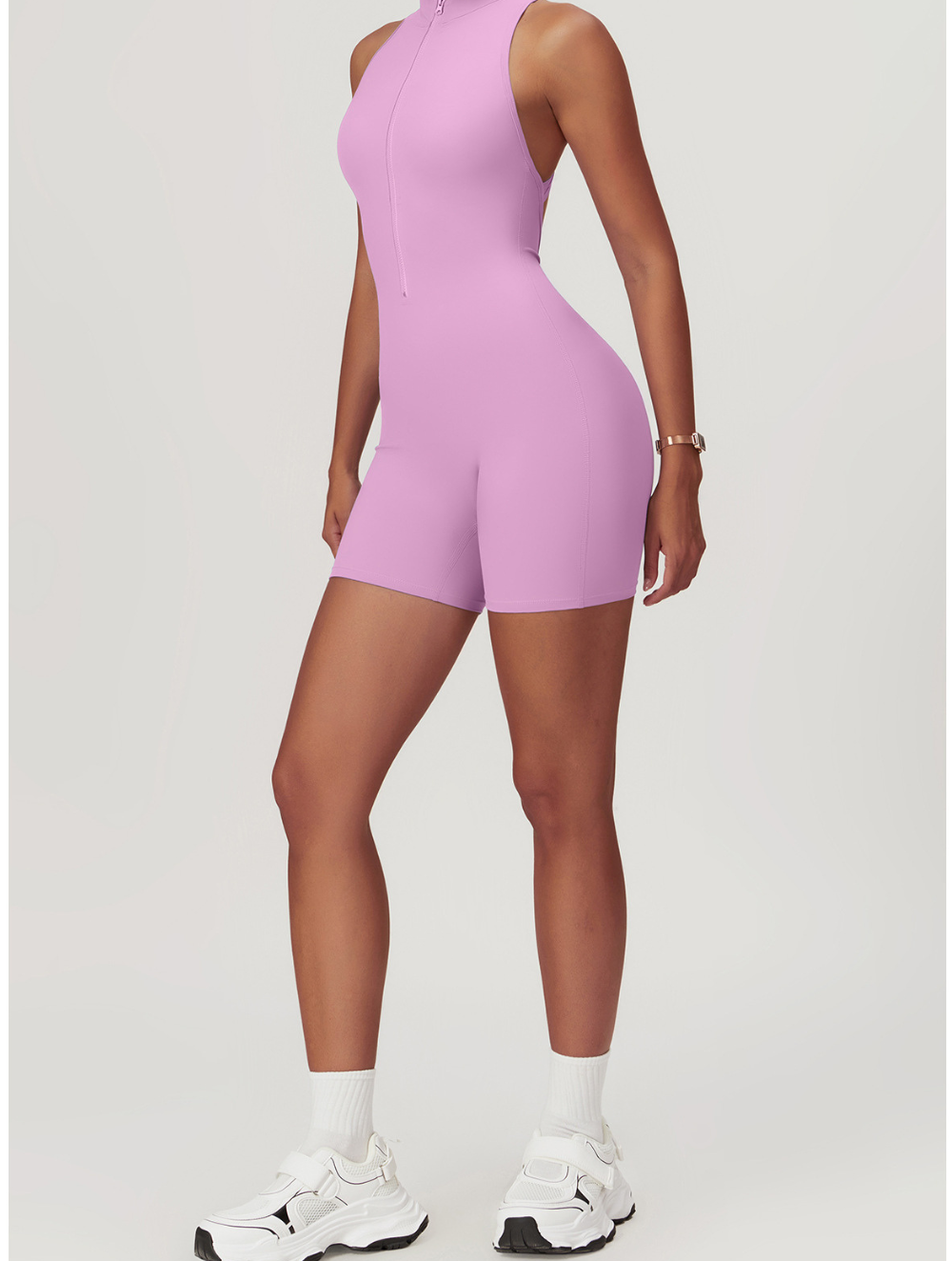 Dames Shaping Jumpsuit met Naadloze Pasvorm en Sportieve Look