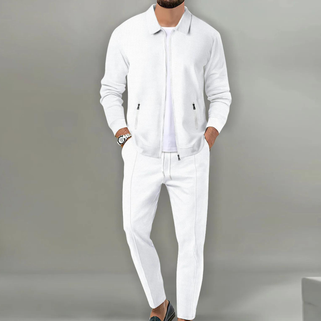 Mode Outlet | Tweedelige Trainingspak Set voor Heren – Sportief & Comfortabel
