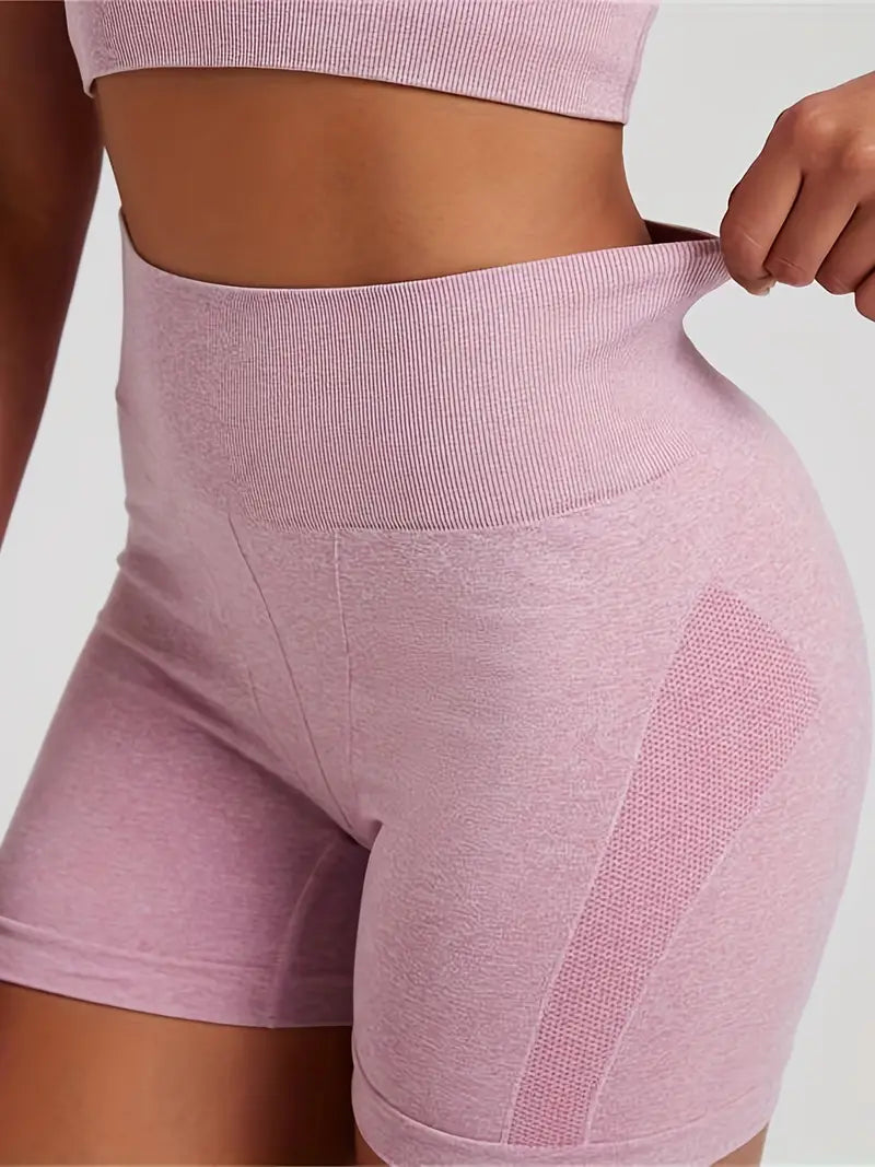 Dames Gymset met High-Waist Legging en Cropped Top